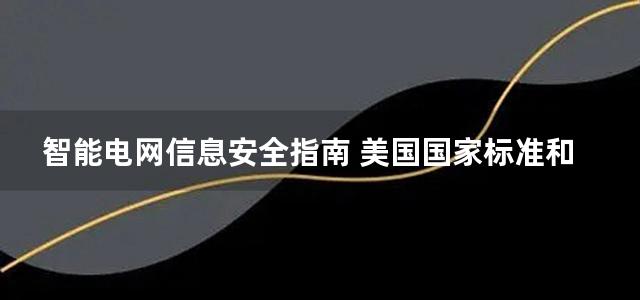 智能电网信息安全指南 美国国家标准和技术研究院7628号报告（第一卷）